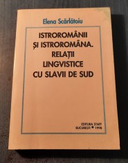 Istroromanii si istroromana relatii lingvistice cu slavii de sud E. Scarlatoiu