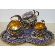 Serviciu pentru ceai, India, Perioada Victoriana, cca. 1870