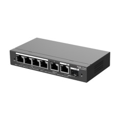 Switch 4 porturi PoE+, 2 porturi GE, 1 port SFP, Gigabit, Cloud Management - Ruijie RG-ES206GS-P