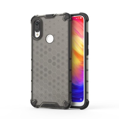 Husa XIAOMI Redmi Note 7 - Gel TPU Honeycomb Armor (Negru) foto