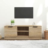 vidaXL Comodă TV, stejar sonoma, 102x35x36,5 cm, lemn prelucrat