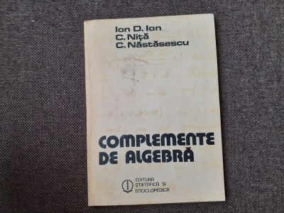 Complemente de Algebra ION D.ION P4 foto