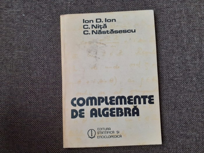 Complemente de Algebra ION D.ION P4