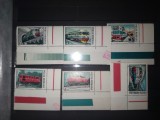 TIMBRE ROMANIA LP 1186 1987 LOCOMOTIVE MNH