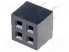 Conector 4 pini, seria {{Serie conector}}, pas pini 2mm, CONNFLY - DS1026-05-2*2S8BV