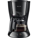 Cafetiera Philips Daily Collection HD7461/20, 1.2L, Aroma Twister, Oprire automata, Sistem anti-picurare, Negru