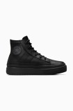 Converse sneakers din piele Chuck Taylor All Star Equip Waterproof culoarea negru, A08557C
