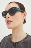 VOGUE ochelari de soare femei, culoarea verde, 0VO5566S