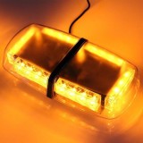 24W LED Lumina de Stroboscopica Lampa Girofar Avertizare Galben 12V 24V