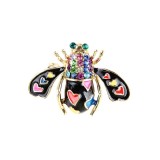 Brosa Insecta cu email multicolora