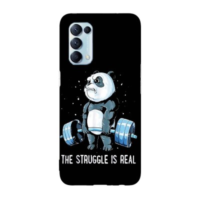 Husa compatibila cu Oppo Find X2 Pro model The struggle is real, Silicon, TPU, Viceversa foto