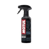 MOTUL E3 Wheel Clean 400ml &ndash; Spray profesional pentru curățarea jantelor moto, fără efort și fără urme
