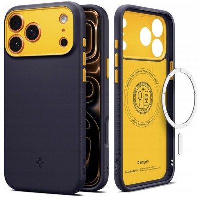 Husa MagSafe pentru Apple iPhone 17 Pro, Spigen, Caseology Nano Pop, Mov foto