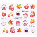 Cumpara ieftin Tatuaj Unghii LUXORISE Fall Holiday, BN-1681, LUXORISE Nail Art