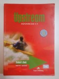 UPSTREAM ADVANCED C1 , STUDENT&#039;S BOOK by VIRGINIA EVANS , LYNDA EDWARDS, 2011*PREZINTA INSEMNARI SI SUBLINIERI