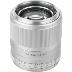 Obiectiv Auto VILTROX 56mm F1.4 pentru Fujifilm X-mount Silver