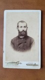 Fotografie tip CDV, militar sfarsit de secol XIX