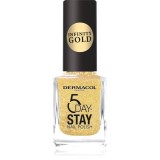 Dermacol Infinity 5 Day Stay lac de unghii cu rezistenta indelungata culoare 63 Gold 11 ml