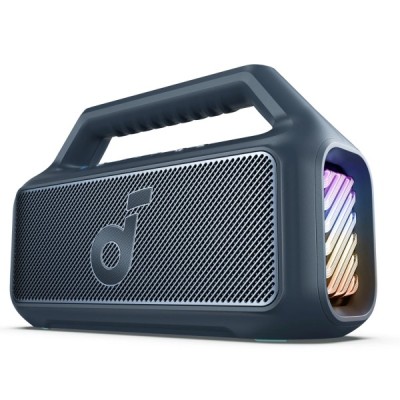 Boxa Portabila Bluetooth Anker SoundCore Boom 2, 80W, TWS, RGB, Waterproof, Albastra A3138031 foto