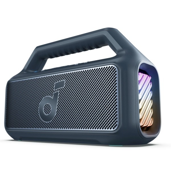 Boxa Portabila Bluetooth Anker SoundCore Boom 2, 80W, TWS, RGB, Waterproof, Albastra A3138031