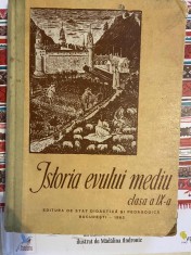 1962, Francisc Pall, Camil Muresan - Istoria Evului Mediu. Manual pentru clasa a IX-a Cartonata