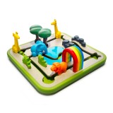Smart Games - Safari Park Jr., joc de logica cu 60 de provocari, 3+ ani, editie lb. Romana