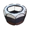 Tarc Joaca Pliabil Animale AVEX, 74x43cm, Maro, Portabil cu Geanta, Interior/Exterior, Sigur, Nailon/Poliester