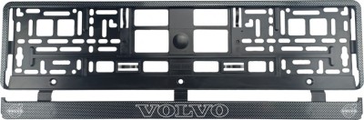 Set 2 bucati, suport numar inmatriculare carbon VOLVO IV foto