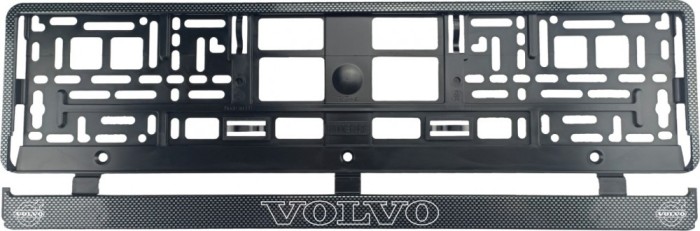 Set 2 bucati, suport numar inmatriculare carbon VOLVO IV