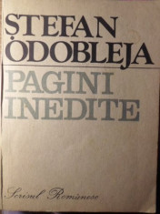 PAGINI INEDITE-STEFAN ODOBLEJA foto