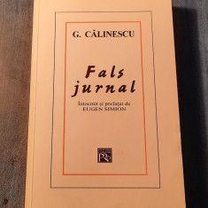 Fals jurnal G. Calinescu