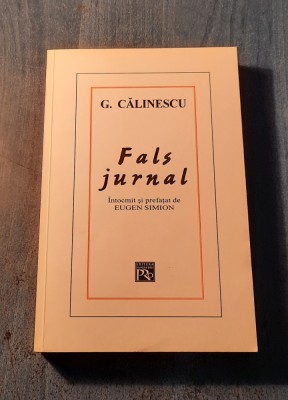 Fals jurnal G. Calinescu foto