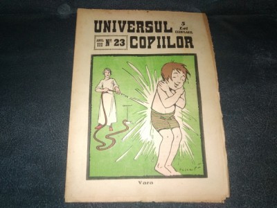 REVISTA UNIVERSUL COPIILOR NR 23 1927 foto