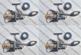 SET 4 Mulinete FL EFB4000 6 rulmenti si tambur rezerva, Baitrunner, Diamant Alb