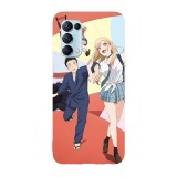Husa compatibila cu Oppo Find X3 Lite model My Dress Up Darling Gojo and Marin, Silicon, TPU, Viceversa, Transparent, Carcasa