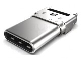 Mufă USB C 3.2 5A Orizontală Top Board Mount