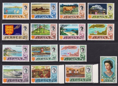 Jersey, peisaje, regina Elisabeta a 2-a, 1970, MNH foto