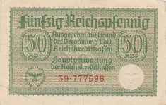 GERMANIA 50 REICHSPFENNIG ND(1940-45) XF foto