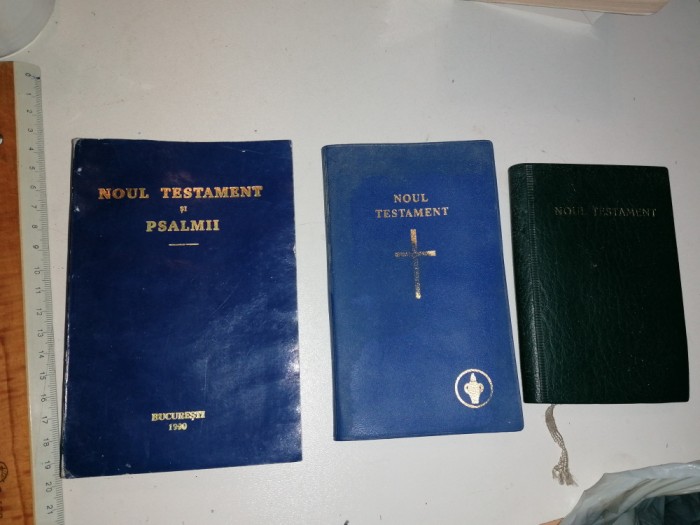 LOT 3 BIBLIE - NOUL TESTAMENT SI PSALMII