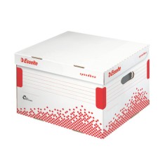 Container arhivare carton ondulat Esselte Speedbox L cu capac integrat