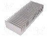 Radiator extrudat, aluminiu, 100mm x 250mm, naturala, FISCHER ELEKTRONIK - SK 622 100 AL