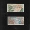 Set Indonezia 1 + 2 1/2 rupiah rupii 1961 unc
