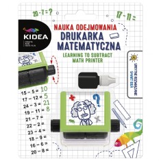Stampilă imprimantă pentru &icirc;nvățarea matematicii, NODMKA verde, Kidea