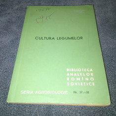 CULTURA LEGUMELOR 1961