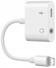 Adaptor Co2, Lightning Mini Jack 3,5Mm + Incarcare, Pentru Iphone 5, 6, 7, 8, X, Xs, Xr, Se, 11, 12, 13, 14, Plus, Pro, Max, Alb