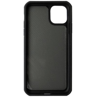 Husa spate plastic Carbon gri transparent si TPU negru pentru Apple iPhone 11 Pro Max foto