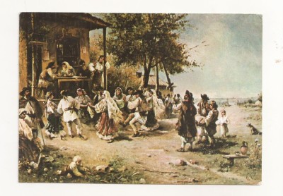 RF42 -Carte Postala- nunta taraneasca, necirculata foto