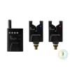 Set Avertizori Pescuit Wireless Delphin Minor 2+1, Statie, Valigeta Transport, Raza 110m, Volum Ajustabil, LED, Memorie Setari, Rezistent Apa