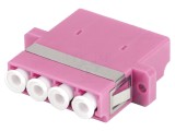 Adaptor OM4 LC/UPC violet, 50/125&micro;m, -40&divide;85&deg;C