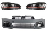 Bara fata VW Golf 6 R20 Look cu faruri LED design GTI, 2008-2013